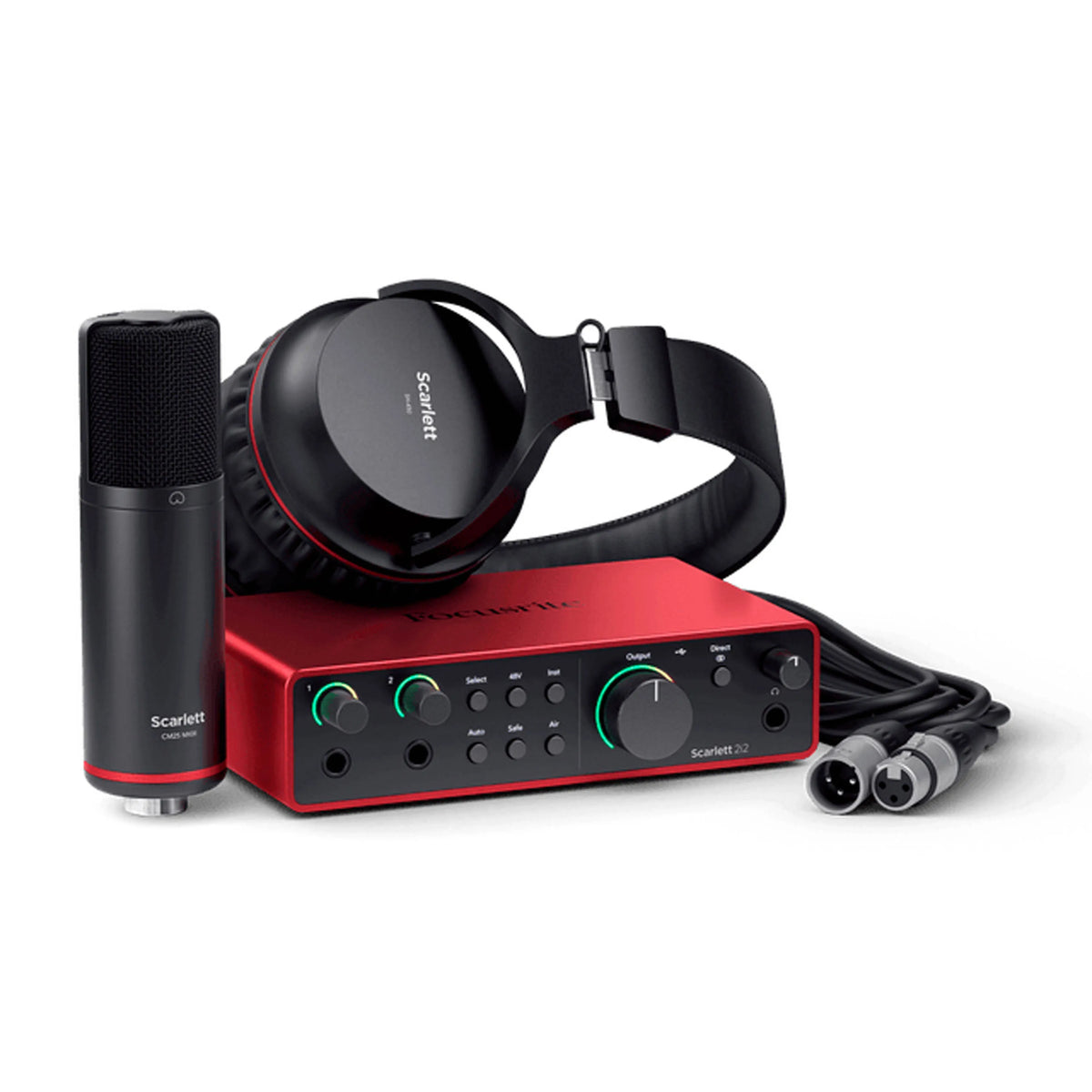 FOCUSRITE STUDIO SCARLETT 2i2 4TH GEN - PACK HOMESTUDIO – Tarará Music