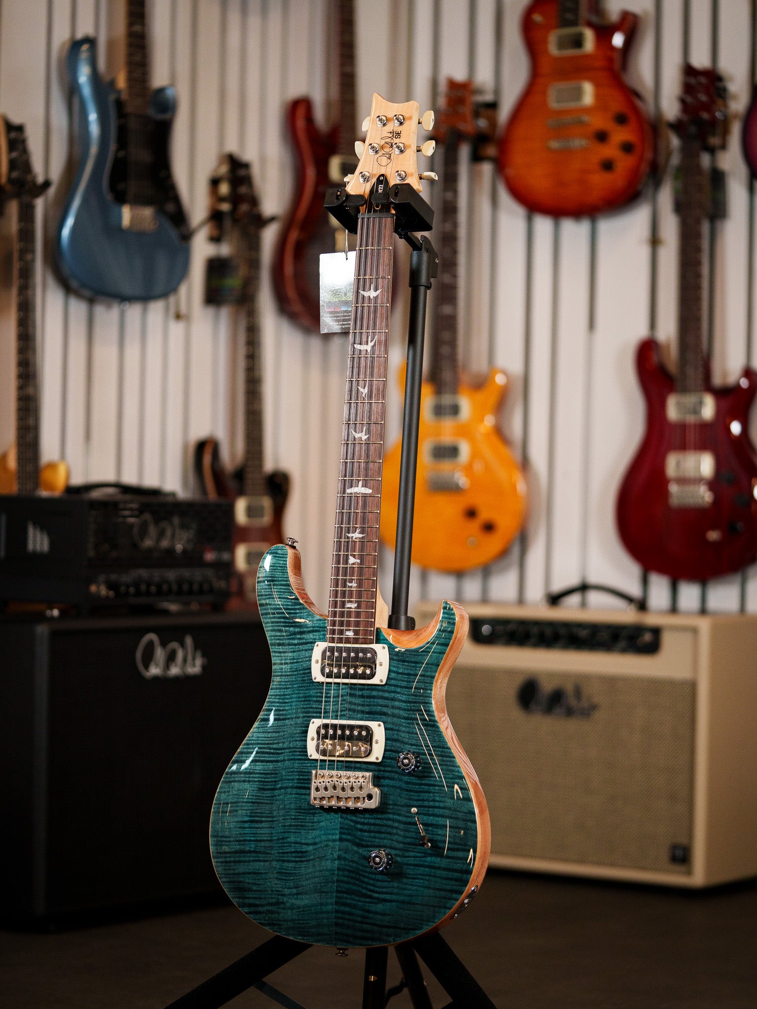 PRS SE CUSTOM 24 SLATE BLUE – Tarará Music