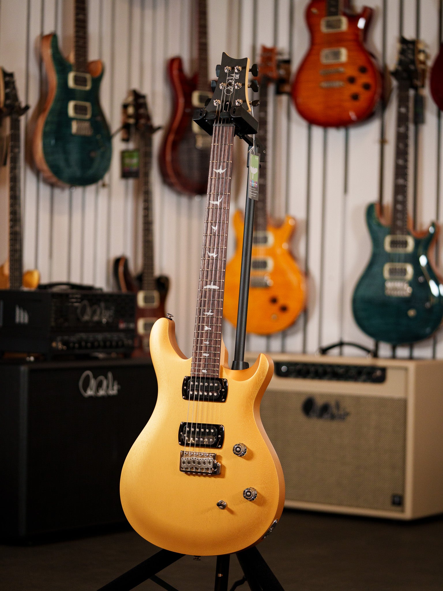 PRS SE CE24 STANDARD SATIN METALLIC GOLD – Tarará Music