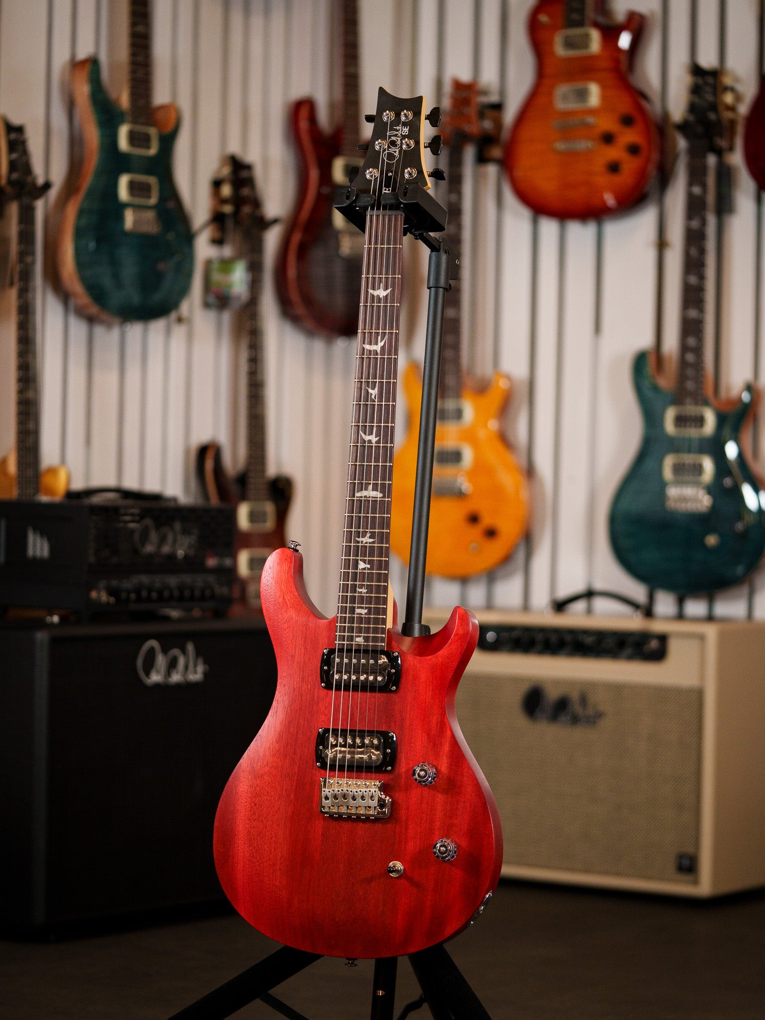 PRS SE CE24 STANDARD SATIN VINTAGE CHERRY – Tarará Music