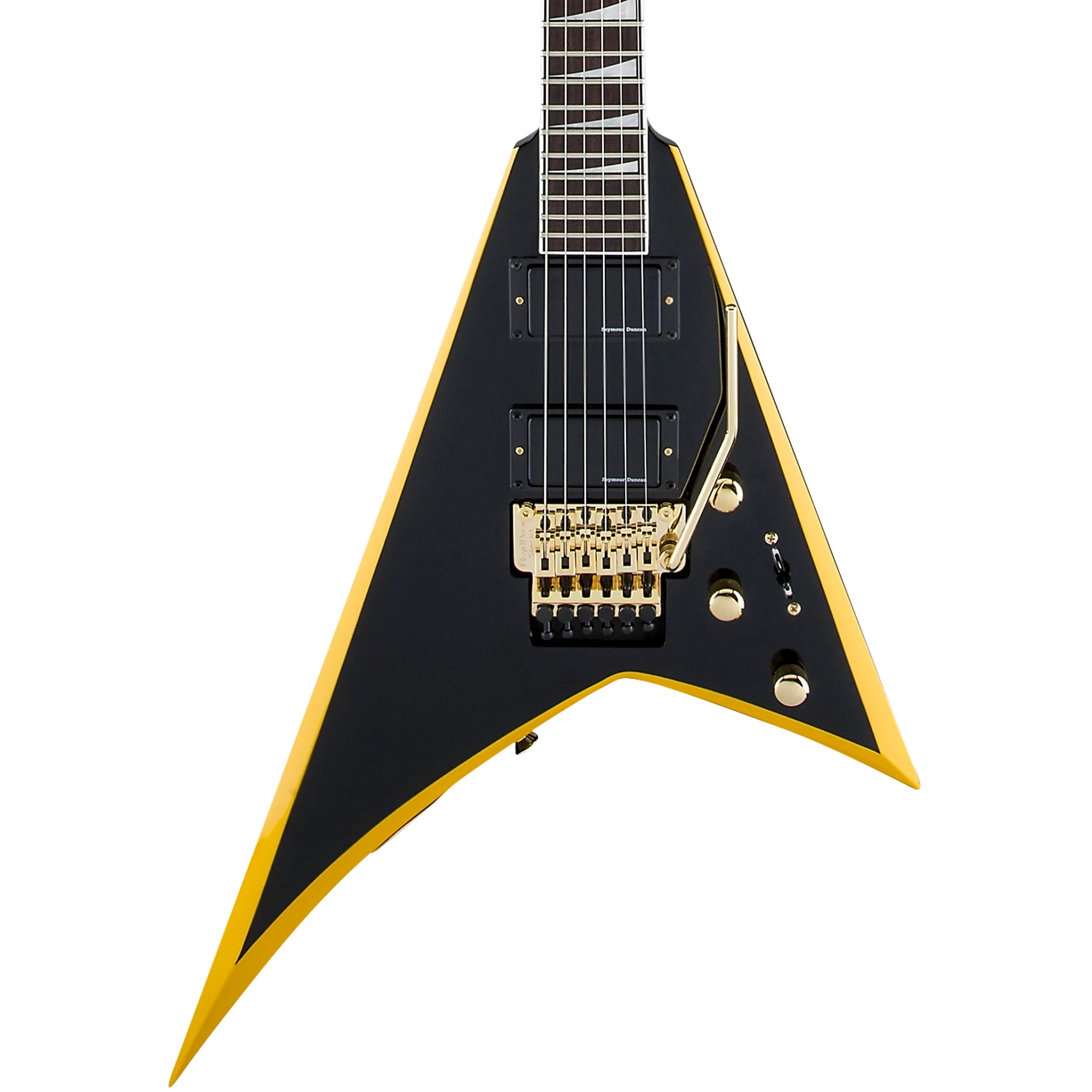 JACKSON X SERIES RHOADS RRX24 - BLACK YELOW BEVELS – Tarará Music