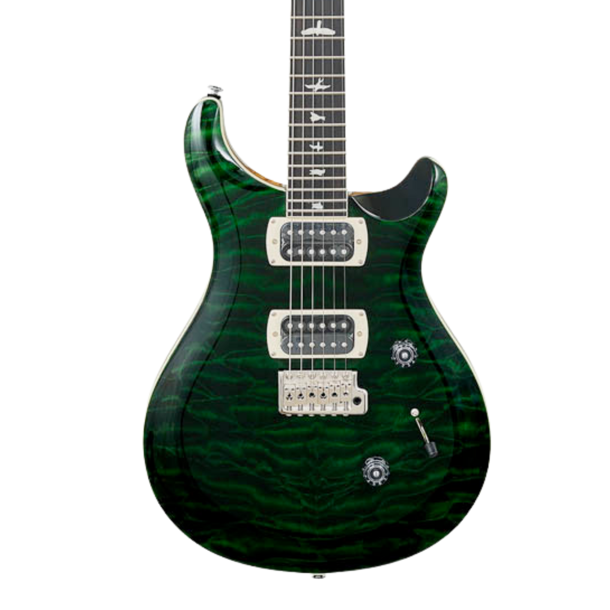 PRS SE CUSTOM 24 QUILT TEAL BLACK – Tarará Music